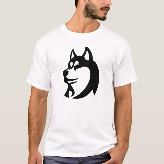Siberian Husky T-shirt (Voorkant)