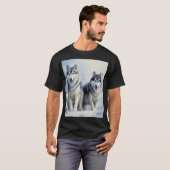 Siberian Husky T-shirt (Voorkant volledig)