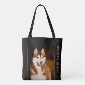 Siberian Husky Tas (Achterkant)