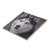 Siberian Husky Tegeltje (Zijkant)