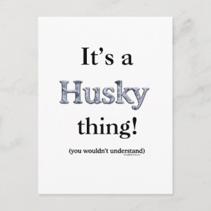 Siberian Husky Thing Briefkaart