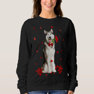 Siberian Husky Valentines Day Outfit Dog Valentine Trui