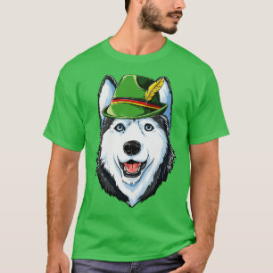 Siberian Husky voor mannen jongens jongens meisjes T-shirt