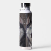 Siberian Husky Waterfles (Rechts)