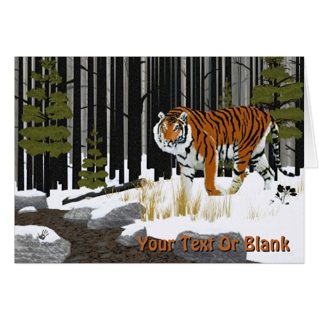 Siberian Tiger (Voorkant Horizontaal)