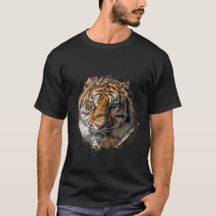 Siberian Tiger Boys Cool Tiger Striped Animal Beng T-shirt