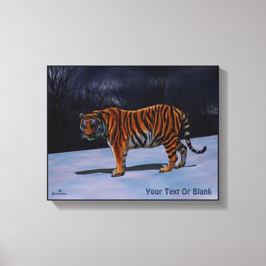 Siberian Tiger Canvas Afdruk (Voorkant)