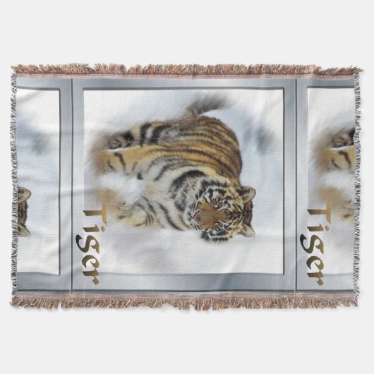 Siberian Tiger Deken (Voorkant)