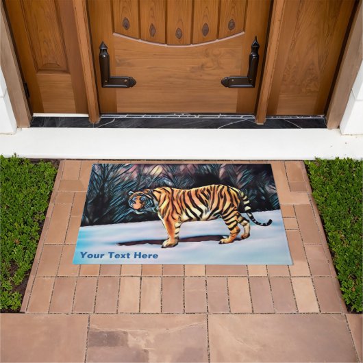 Siberian Tiger Deurmat (Buiten)