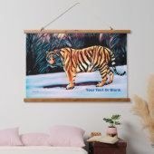 Siberian Tiger Hangend Wandkleed (Slaapkamer)