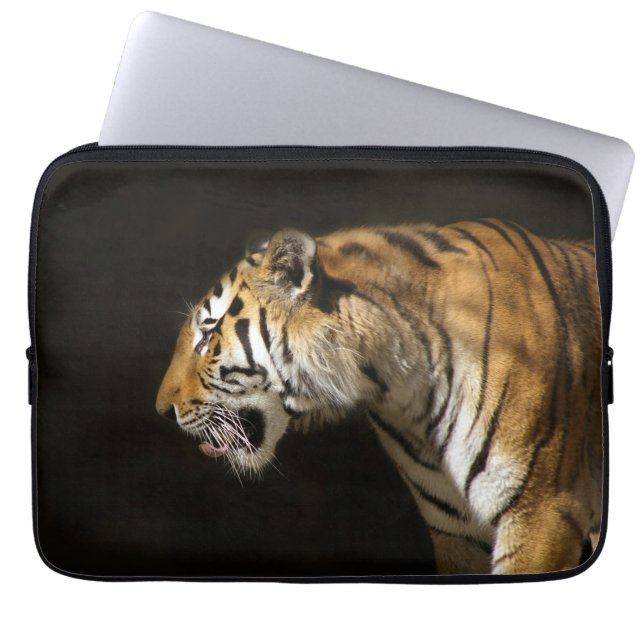 Siberian Tiger Laptop Sleeve (Voorkant)