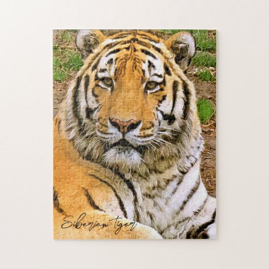 Siberian Tiger Legpuzzel (Verticaal)