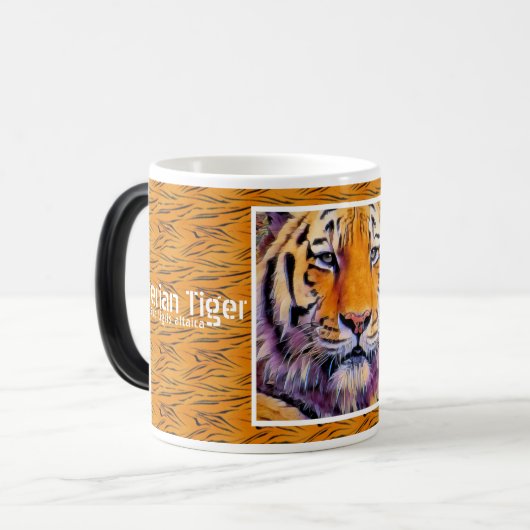 Siberian Tiger [Morphing Mug] Magische Mok (Voorkant links)