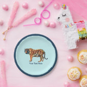 Siberian Tiger Papieren Bordje (Feest)
