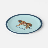 Siberian Tiger Papieren Bordje (Gekanteld)