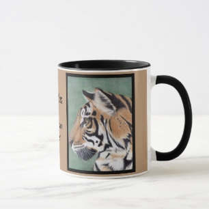 Siberian Tiger personaliseer de naam van de koffie Mok