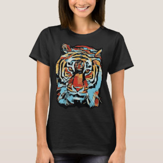 Siberian tiger pop art style of the chinese zodiac t-shirt