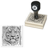Siberian Tiger Rubberstempel (Gestempeld)