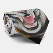 Siberian Tiger Stropdas (Opgerold)