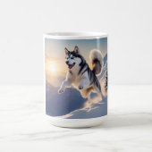 Sibérie Husky Élégant café Mug (Centre)