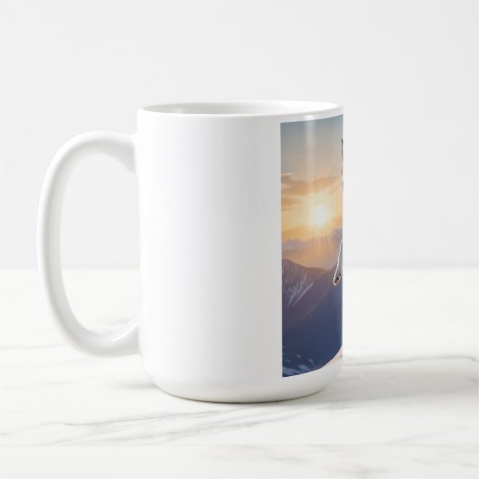 Sibérie Husky Élégant café Mug (Gauche)