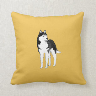 Siberië Husky gooit kussens of kussens