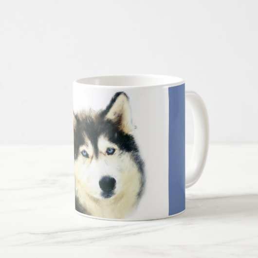 Sibérie Husky Mug (Devant droit)