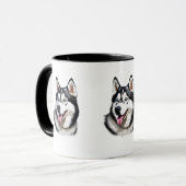 Sibérie Husky Mug (Devant gauche)