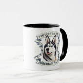 Sibérie Husky Mug (Devant droit)