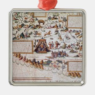 Siberië Metalen Ornament