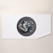 Sibérie noire (Serviette de bain)