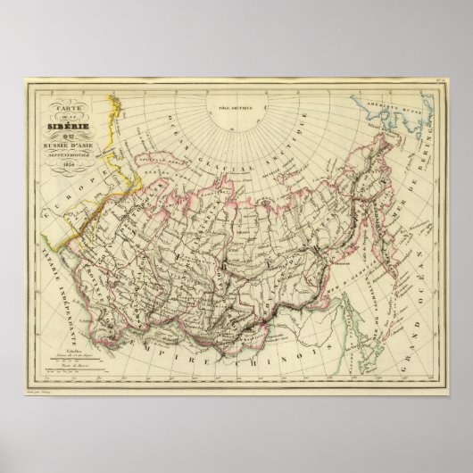 Siberië Poster (Voorkant)