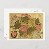 Siberië, RuslandPanoramische Kaart Siberië, Ruslan (Voorkant / Achterkant)