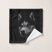 Sibérien Husky Face (Gant de toilette)