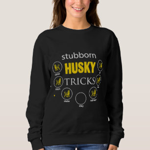 Siberisch Husky Hardnekkig Husky Tricks T-shirt