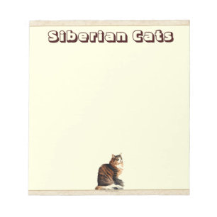Siberisch kattenboekje notitieblok
