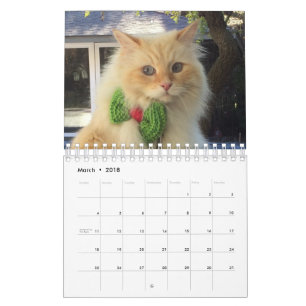 Siberische boskat kalender