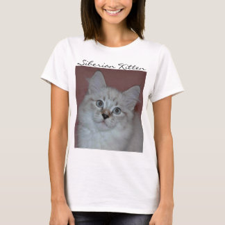 Siberische Colorpoint Kitten op producten T-shirt