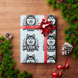 Siberische Geest: Het vaderschap omarmen als Husky Cadeaupapier