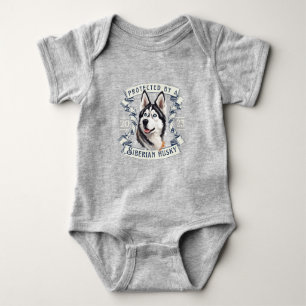 Siberische Husky Baby Bodysuit