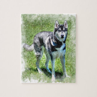 Siberische Husky Dog-lover's Pet Gift-serie Legpuzzel