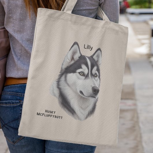 Siberische Husky Gift Voor Husky Moeder Tote Bag