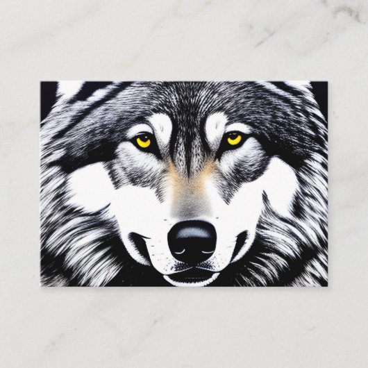 Siberische Husky-hond Visitekaartje (Voorkant)