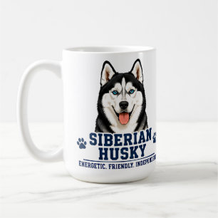 🐾 Siberische Husky-liefhebber 🐾 Koffiemok