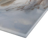 Siberische Husky liet het sneeuwKerstmis Snijplank (Hoek)