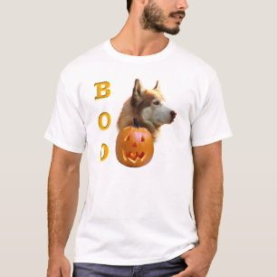 Siberische Husky (rood) Boo T-shirt