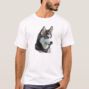 siberische husky t-shirt