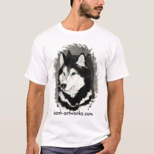 siberische husky t-shirt