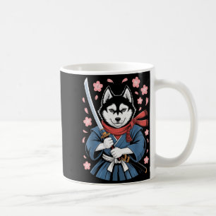 Siberische Husky Vader Schattige Japanse Anime Spu Koffiemok