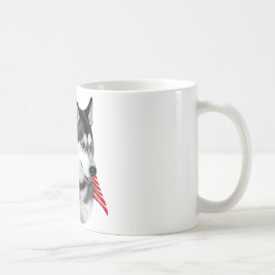 Siberische Husky Vlag Koffiemok